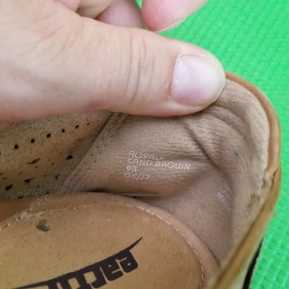 ✅ WOMENS 9B EARTH ROYALE SAND BROWN LEATHER BALLET FLATS LOAFERS DRESS SHOES - Picture 3 of 16